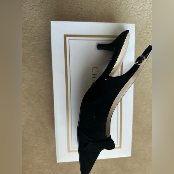 Charter Club Black Slingback - Picture 1 of 3